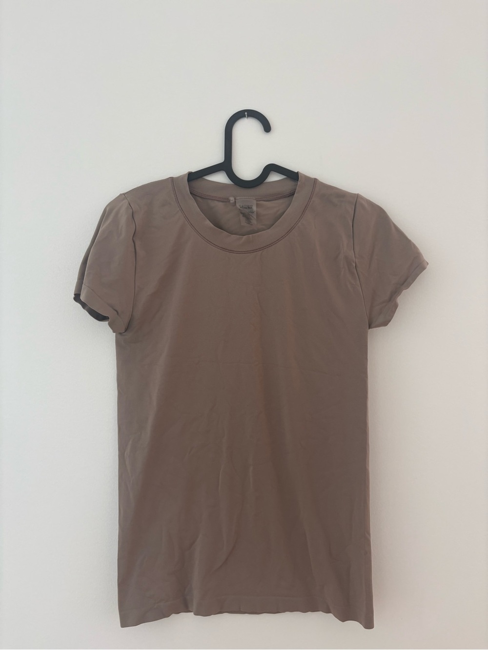Aritzia Sunday Best Short Sleeve Tee in Taupe